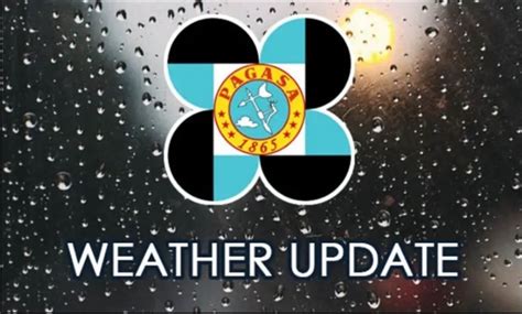 PAGASA Releases Latest Weather Update for Thursday .